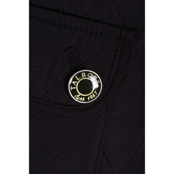 Talbots Black Quilted Vest Size M Petite - Picture 5 of 5